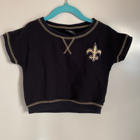 NFL NEW ORLEANS SAINTS DRESS, TOP , THIGHS, TURTLENECK AND HAT. GIRL SIZE 3T . - Picture 5 of 16